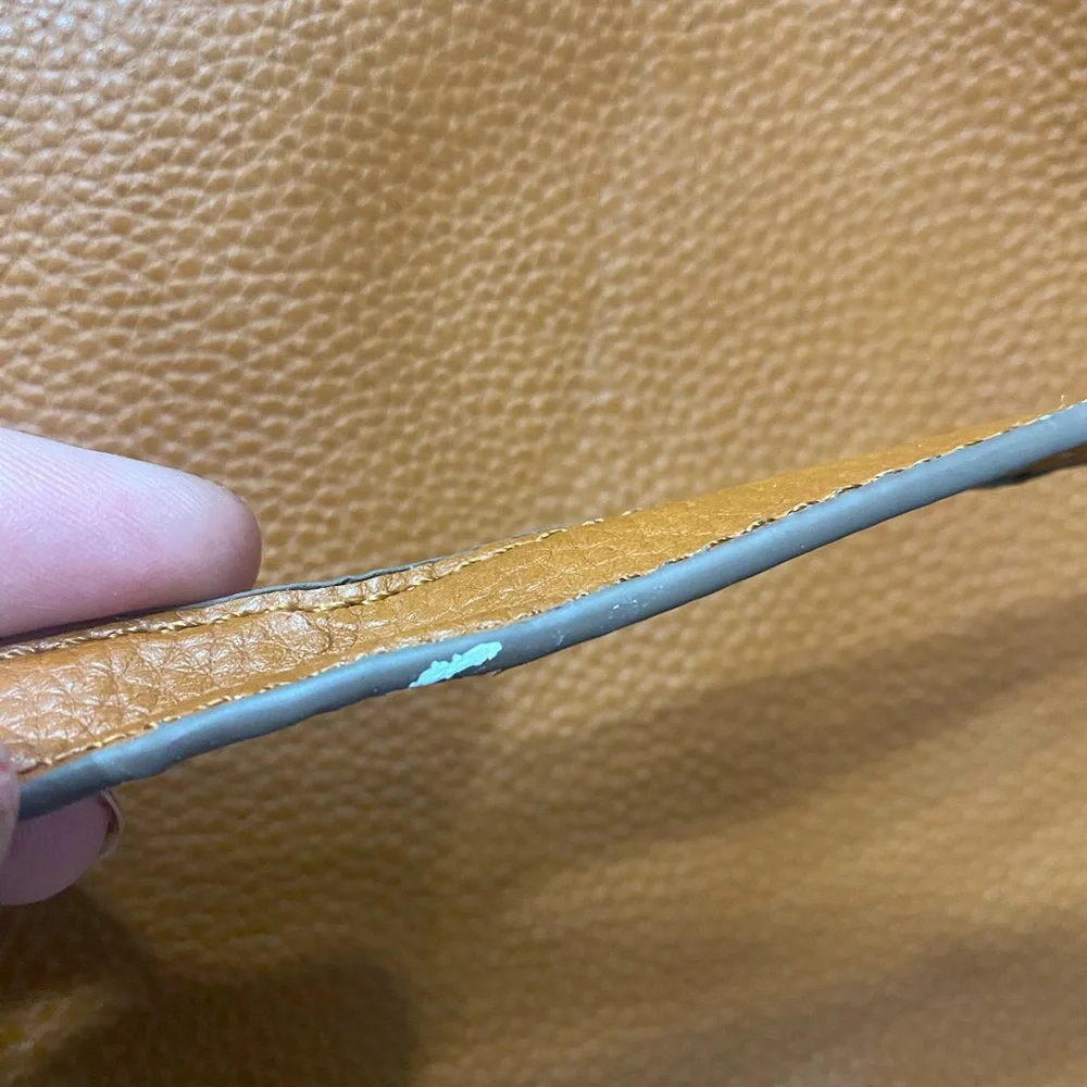 Anne Klein Tan Tote with Gold Accents - Picture 11 of 12